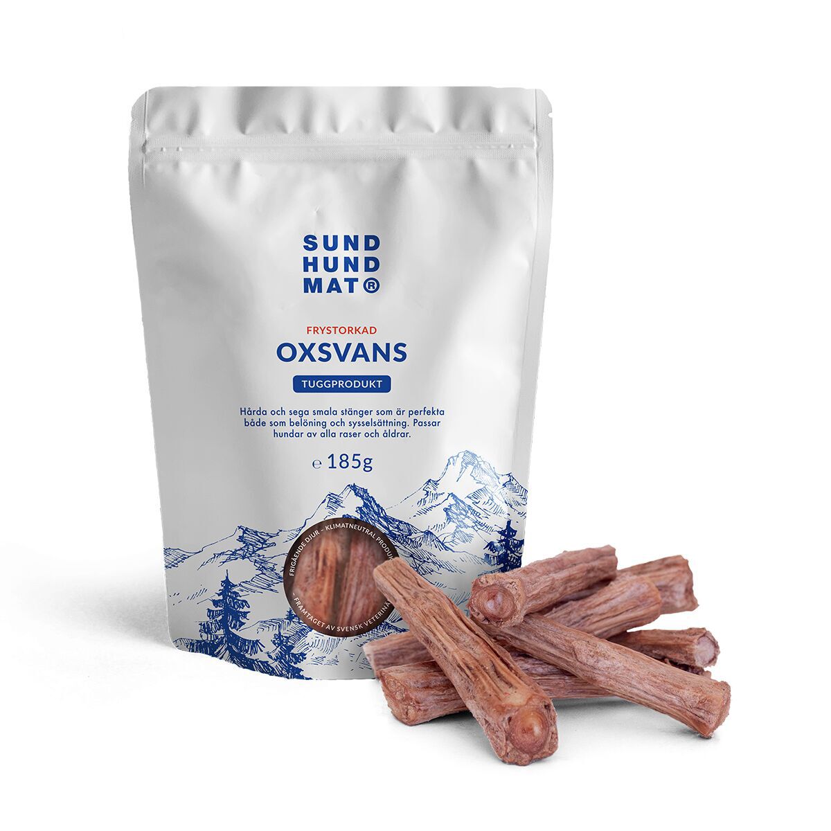 Sund Hundmat Frystorkad Oxsvans 185g